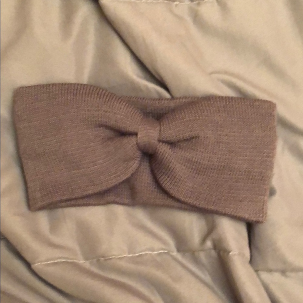 Front loop headband olive green